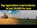 Buy Agriculture Land In Russia In Just 50 Thousand Per Acre | Properties In Russia | Property Update