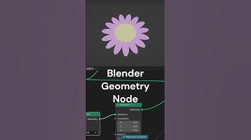 blender beginner geometrynode flower Short