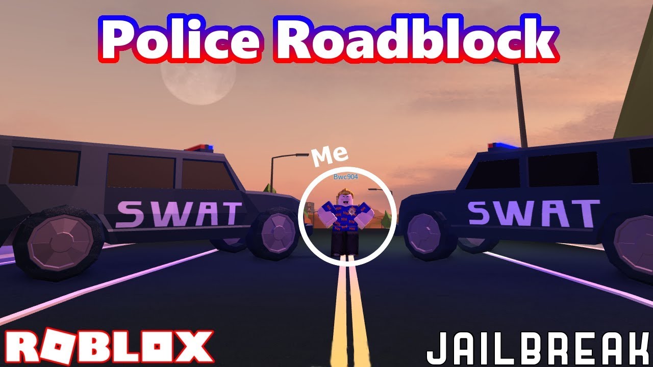 Ultimate Swat Roadblock In Jailbreak Roblox Jailbreak Nub The Bounty Hunter 17 - the nub roblox