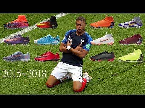 History Of Kylian Mbappe S Football Boots キリアン エムバペ スパイクの歴史 Youtube
