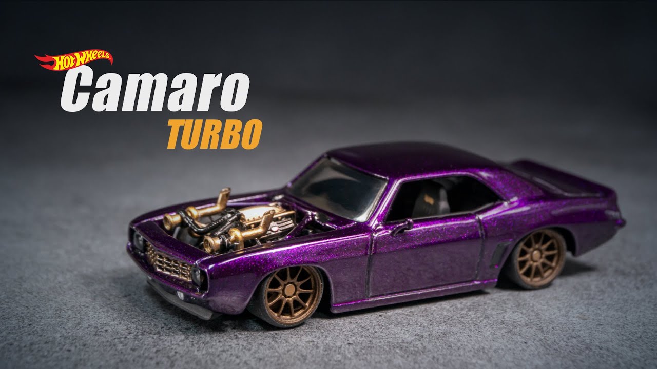Hot Wheels Custom 69' Chevy Camaro Turbo by Tolle Garage