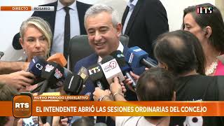 #ROSARIO: JAVKIN ABRIÓ LAS SESIONES DEL CONCEJO Y DESTACÓ EL PLAN DE PAZ Y LAS OBRAS EN LA CIUDAD