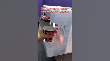 Water dispenser project without coding #innovation #engineering #shorts