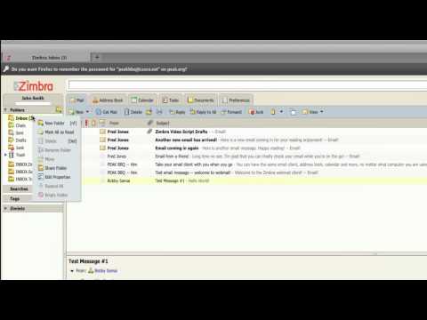 Tech Tip #5 - Zimbra tutorial (Welcome)