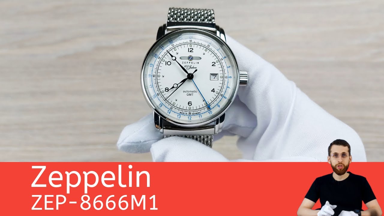 Немецкий GMT / Zeppelin ZEP-8666M1 - YouTube