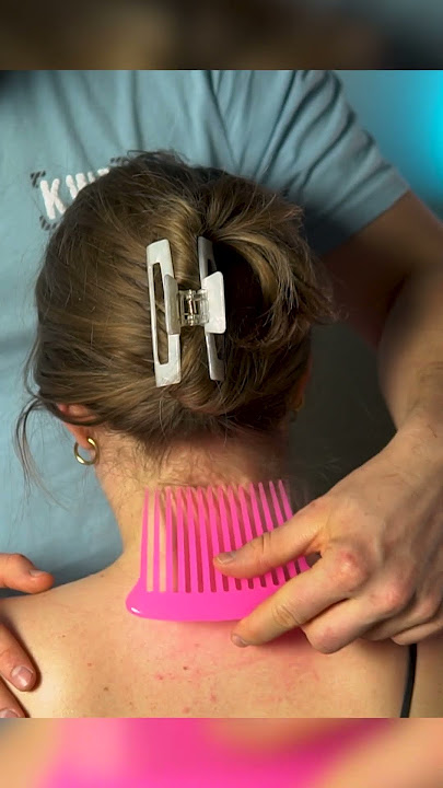 Nape & Scalp Tingles IN SECONDS  #asmr #relaxing  #headscratching #headscratches #scalpmassage