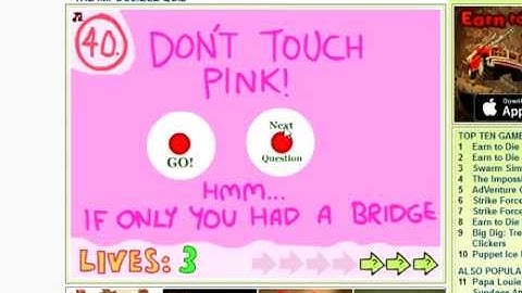 THE IMPOSSIBLE QUIZ!! (QUESTIONS 1-40 )