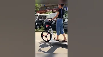 دراجة اليابان الفريدة لن تصدق تصميمها اليابان دراجات ابتكارات Shorts Japan Cycle 