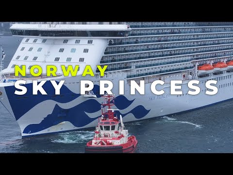 Sky Princess Departs Haugesund just as Storm Floris Hits – Assisted by Tugboats | August 2025