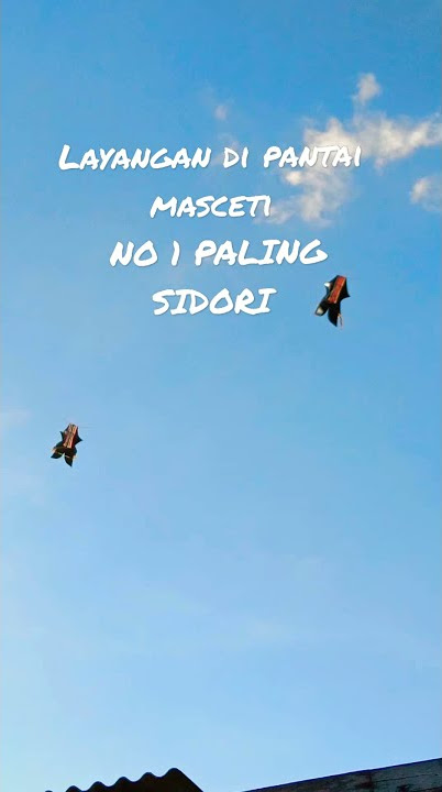 layangan no 1 paling si dori si pantai masceti🤙😂