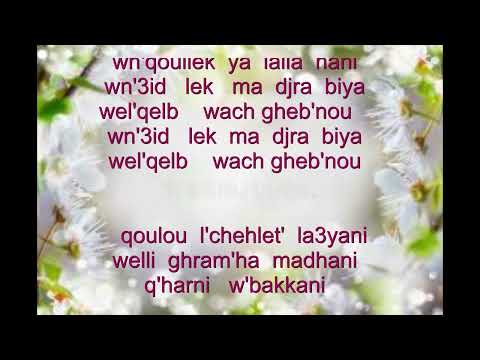 APPRENDRE L ARABE EN CHANSONS CHA3OU CHEHLET LA3YANI PHONETIQUE ARABE RESUME EN FRANCAIS 