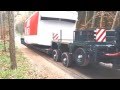 Faun SLT 50-3 "Elefant" zieht Schwertransport im Windpark Berngerode