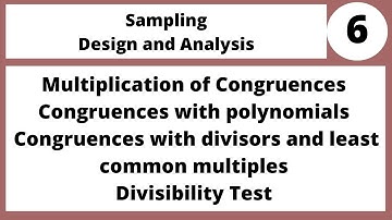Elementary Properties|Divisibility Test|Analytic Number Theory in Hindi Urdu  MTH435 LECTURE 06