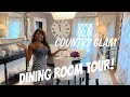 Country/Rustic GLAM Dining Room Tour!