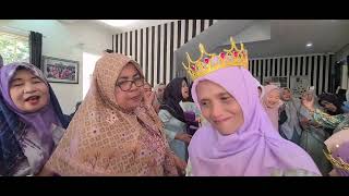 Artis menjanda lagi hesty damara hadir di acara milad spektakuler bidadari juni BJSQUAD