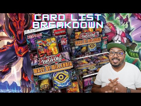 YUGIOH! Maze Of Millennia card list breakdown!! - YouTube