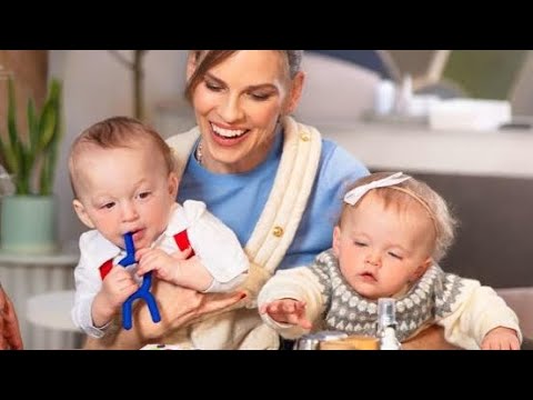 Hilary Swank Introduces Twins Aya And Ohm As She Announces HealthyBaby Partnership