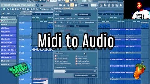 How to Bounce Midi to Audio (FL Studio 20)