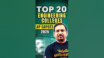 Top 20 Engineering Colleges 🔥- AP EAPCET 2025 🔥 #eapcet #apeapcet #eapcet2025 #shorts