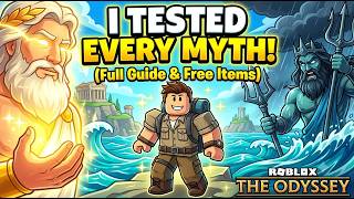 I Tested EVERY Myth in Roblox: The Odyssey - Defy The Gods! (Full Guide & Free Items)
