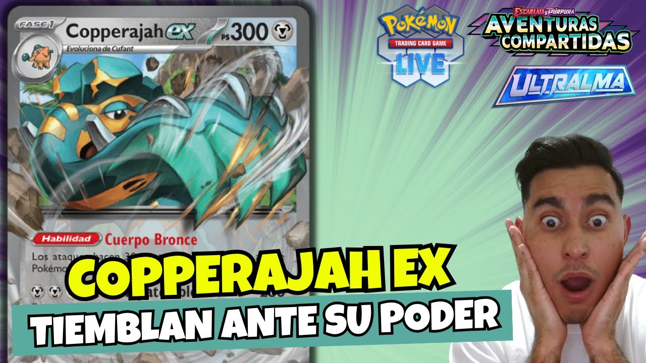 COPPERAJAH EX Y SU PODER DESTRUCTIVO! DECK ULTRA DIVERTIDO [ JOURNEY TOGETHER ] [ POKEMON TCG LIVE ]