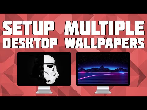 Setup Different Wallpapers