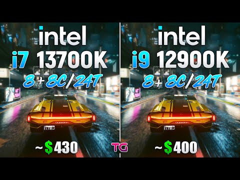 Core i7 13700K vs Core i9 12900K - Test in 8 Games