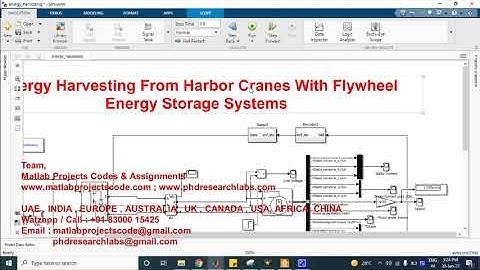 Energy Harvesting From Harbor Cranes With Flywheel Energy Storage Systems