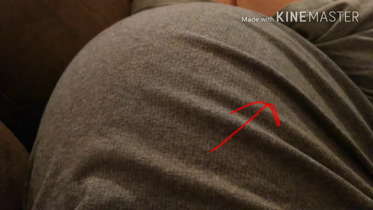 Belly/Baby kicks in the womb/38 weeks pregnant