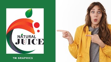 FRUIT JUICE LOGO DESIGN WITH CORELDRAW