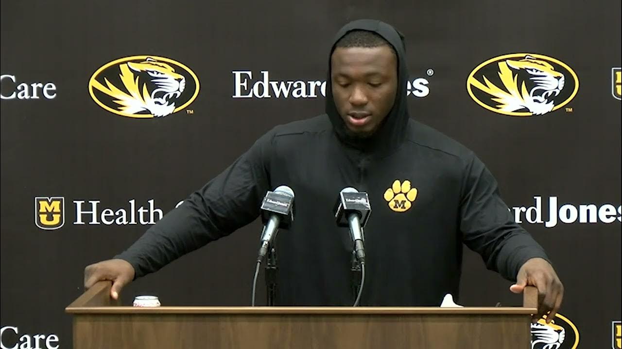 Full press conference with Mizzou linebacker Chad Bailey after a loss