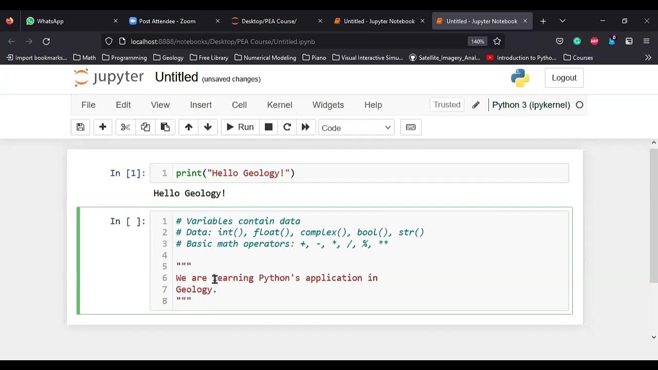 PYTHON FOR GEOLOGY AND GEOSCIENCE P 1 - YouTube