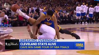 Warriors defeated by Cavs in game 4 of NBA Finals