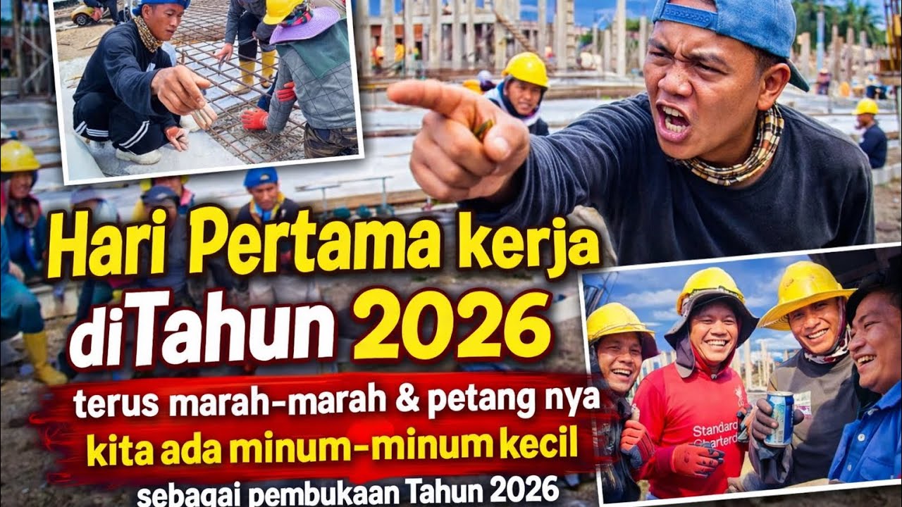 Hari pertama kerja di Tahun 2026 Terus marah-marah & Petang nya kita minum-minum