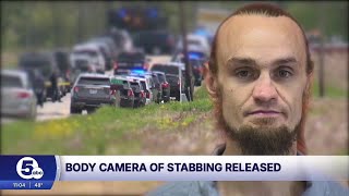 Body camera video shows moment suspect stabs Wayne County sheriff, sergeant