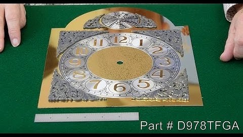 Clock Dial for Battery Operated Grandfather Clocks