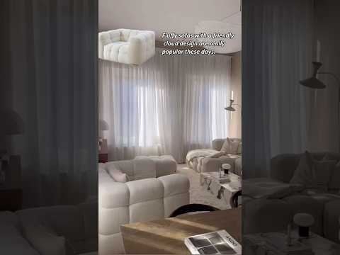 The cozy living room interior that everyone wants!! #cozy #home #interior #shorts #homedecor