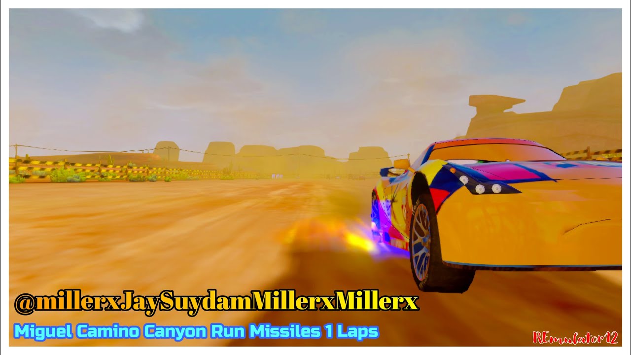 Cars 2 The Video Game | Miguel Camino - Battle Race (Missiles) | Canyon ...