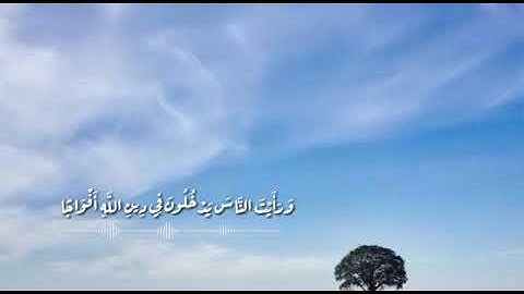 سورة النصر| Surah Al-Nasr بصوت القارئ أسامه مجر