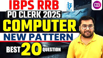 🔥20 Most Expected Questions Computer Awareness | IBPS RRB PO/Clerk Computer Awareness | By Rohit Sir