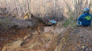 Polaris RZR makes it look easy while canam x3 breaks a axle.