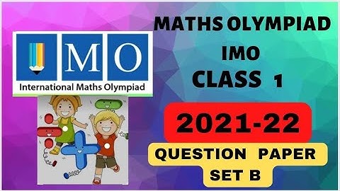#FavFive | IMO Olympiad Class1| Mathematics previous year solved paper 2021-22 |Question paper set B