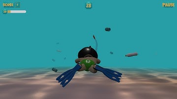 EcoMind GamePlay : An underwater game developed with Babylon.js | Games on Web 2023