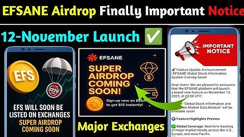 🎯Efsane Airdrop Finally Important Notice| Efsane Today Launch 2:00 UTC | Efsane Airdrop New Updates