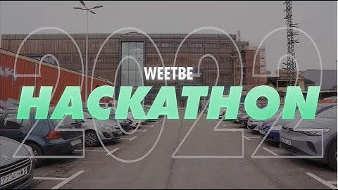 Aftermovie weetbe Hackathon 2022
