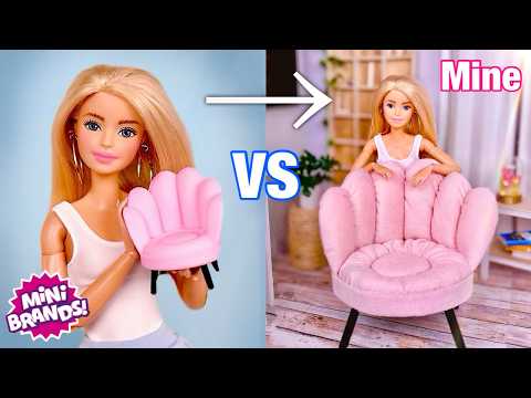 Recreating Mini Brands Items To Barbie Doll Size