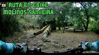 RUTA de los MOLINOS DE SAMIERA ( POIO -GALICIA ) por el rió Freiría ;primer tramo en BICI