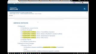 Westlaw and Practical Law for Residential Leases