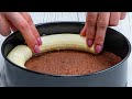 A dream cake with bananas! NO BAKING recipe too tasty to leave for the next day!| Cookrate