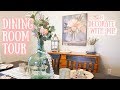 DINING ROOM TOUR &amp; DECORATE WITH ME | FARMHOUSE GLAM | JESSICA O&#39;DONOHUE